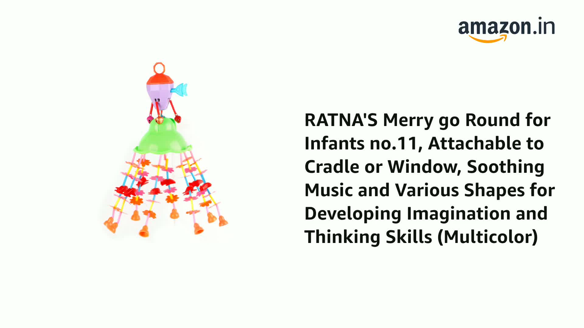 Buy Ratna's Merry Go Round for Infants No.11, Attachable to Cradle